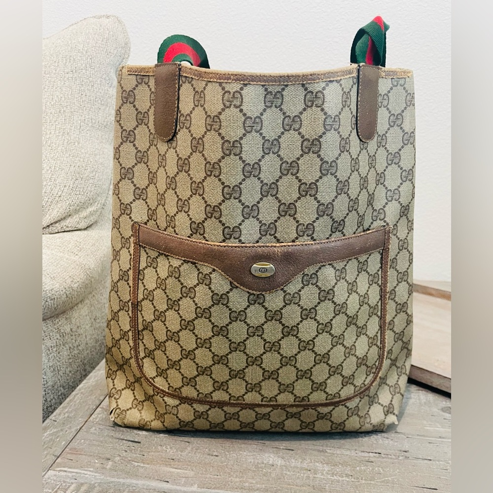 Gucci GG Sherry Line Tote Bag